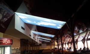 Tavane - material translucid imprimat si material lucios lateral