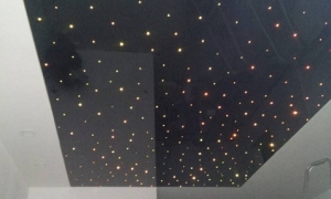 Tavan Extensibil - Material Negru Lucios