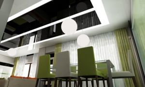 Tavan iluminat cu Banda Led